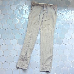 Fab India Sustainable Organic Cotton Lightweight Fair Trade Beige Pants